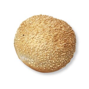 Pistolet wit met sesamzaad