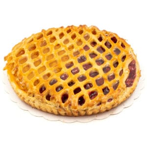 Kriek/ abrikozentaart met latjes